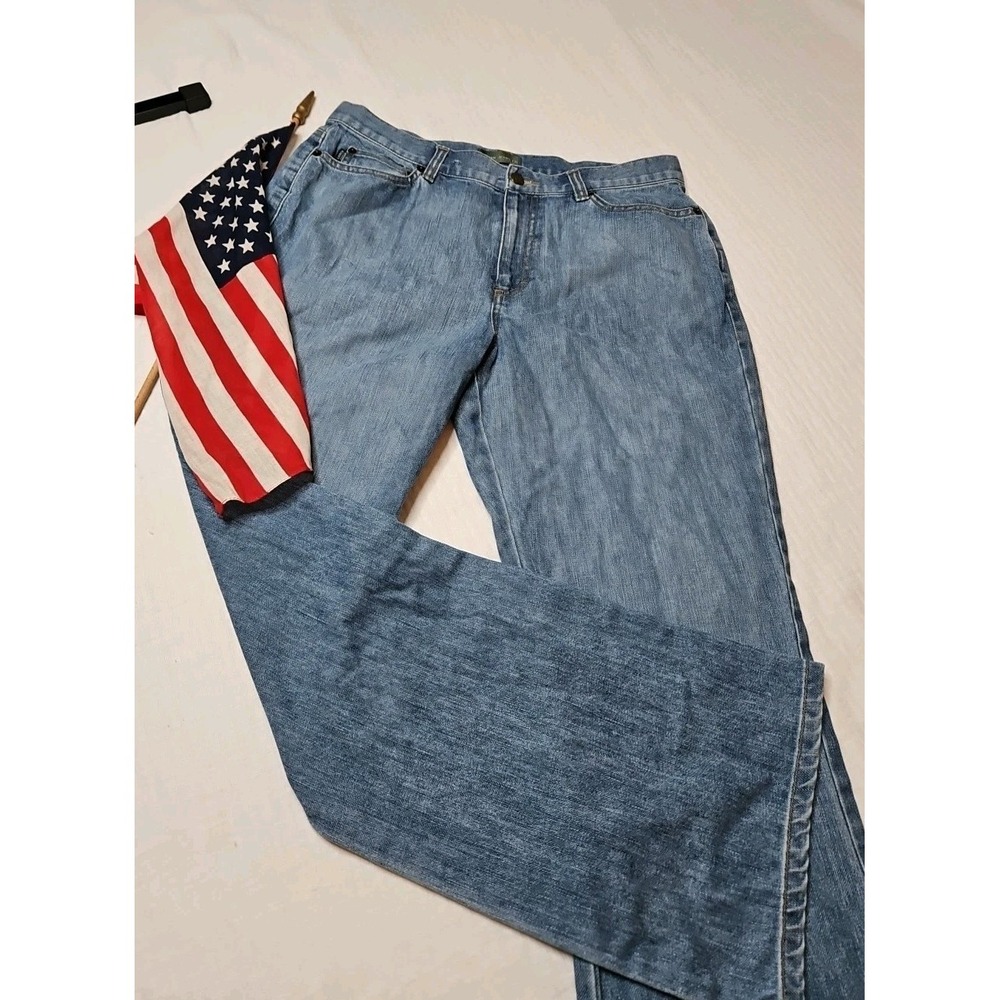 Vintage Y2K Lauren Jeans Co LRL Light Wash High Rise 1990s Size 12‎